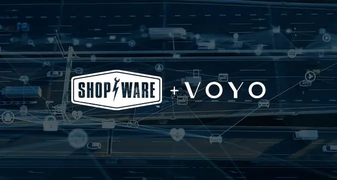 Shops can now use VOYO cellular telematics controllers to ingest vehicle data remotely into Shop-Ware’s SMS for even more efficient auto repair software.